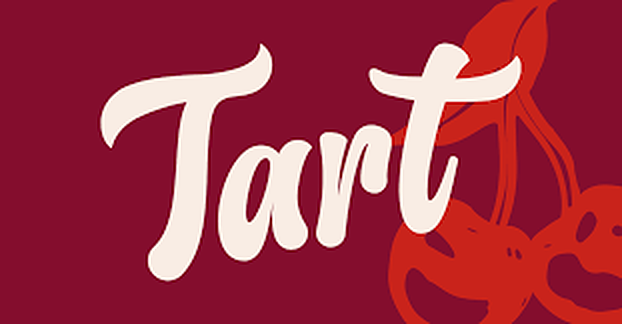 Tart organic beverage logo